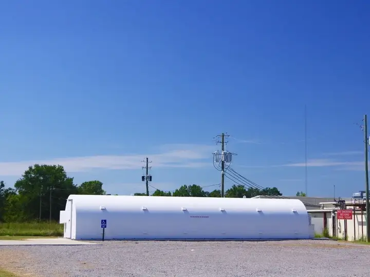 Small above-ground tornado shelter