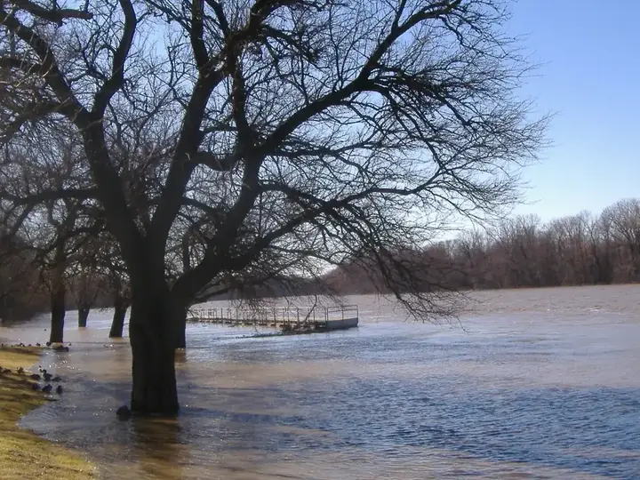 Wabash River at Fairbanks Park, Terre Haute