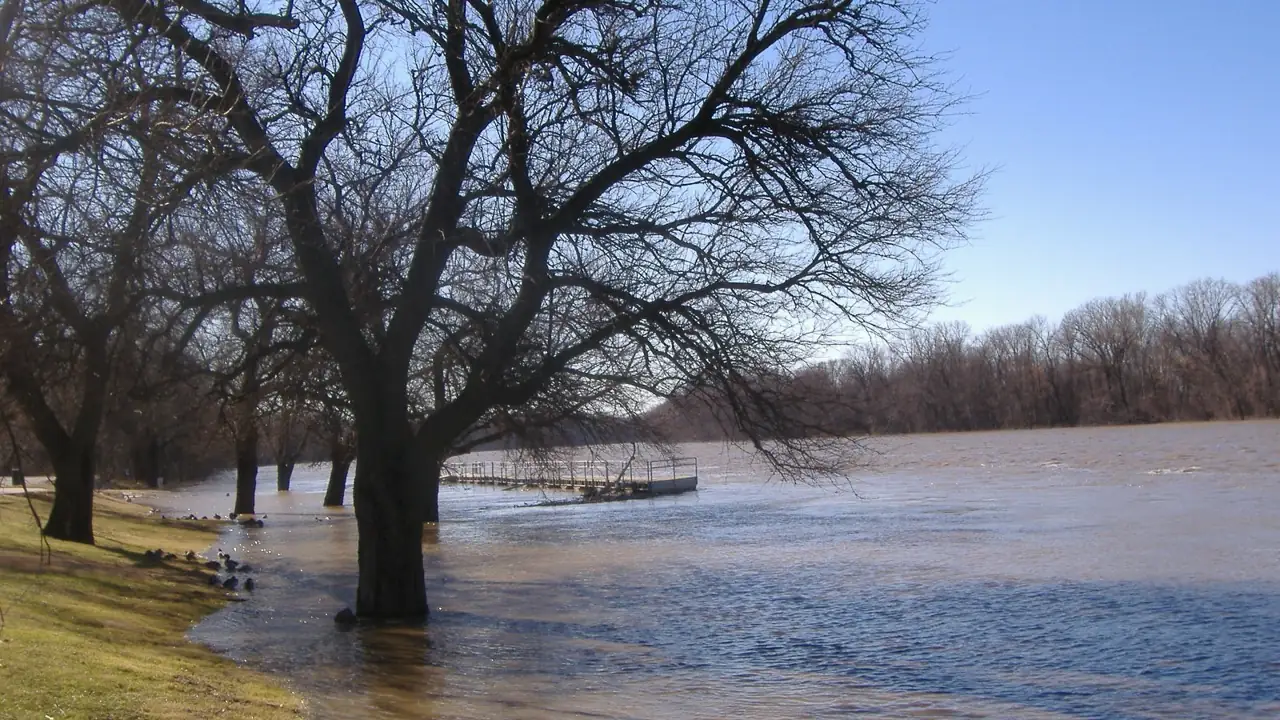 Wabash River at Fairbanks Park, Terre Haute